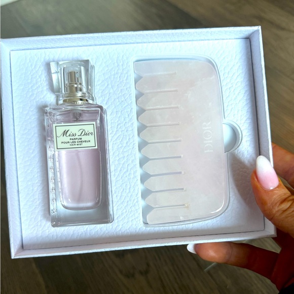Dior Hair Mist and Rose Quartz Comb